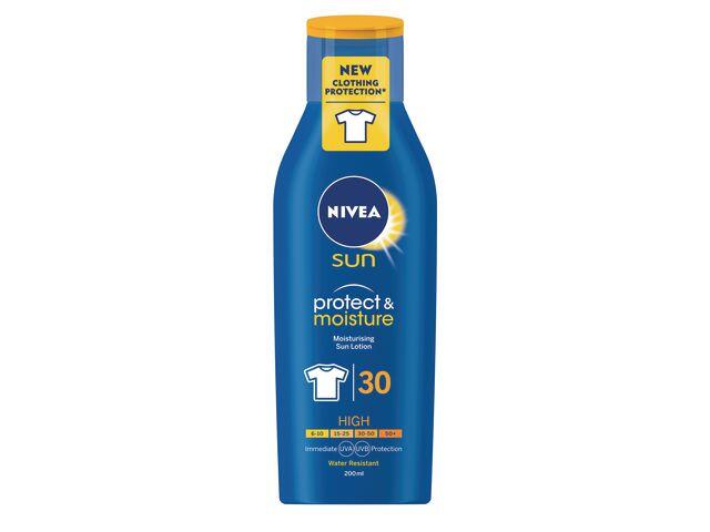 Solskydd Nivea Protect och Moisture SPF30 200ml