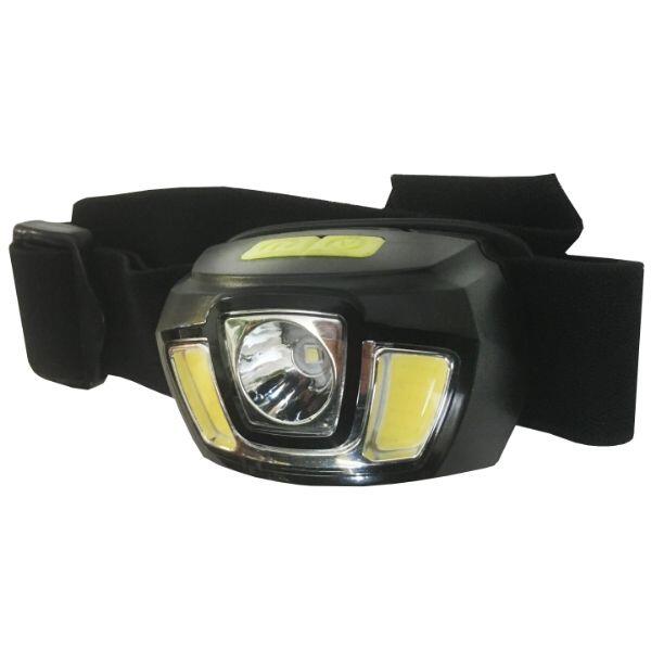 Pannlampa Elkrav Cree+2 Cobs 250 Lumen