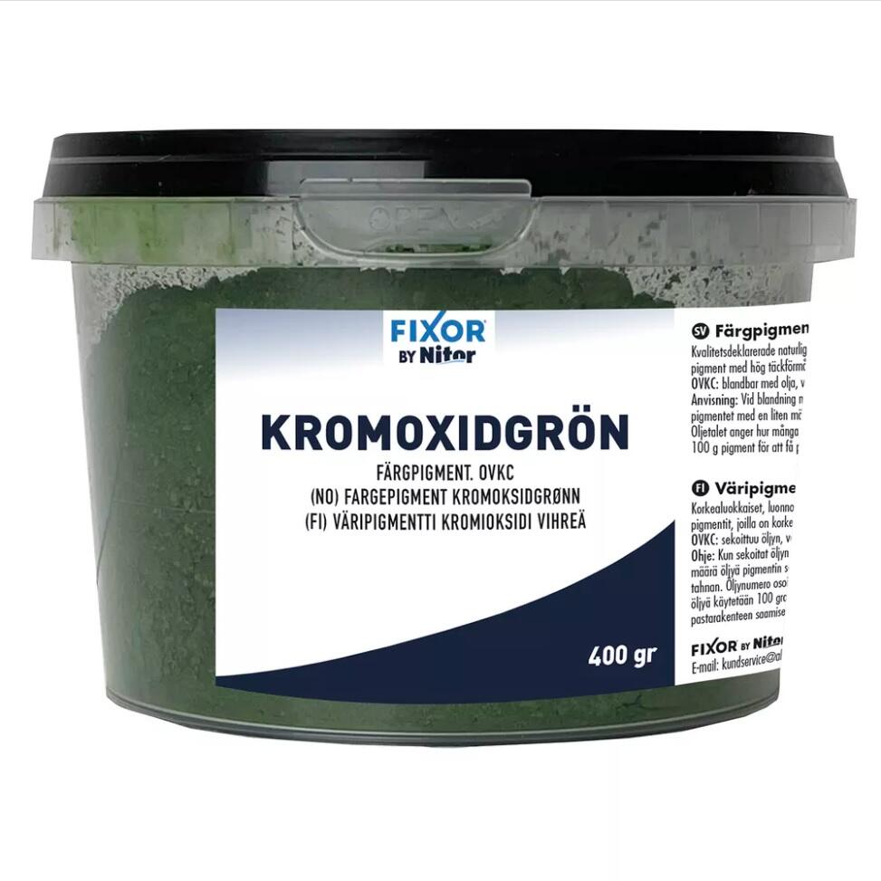 Färgpigment Nitor Kromoxidgrön 400g