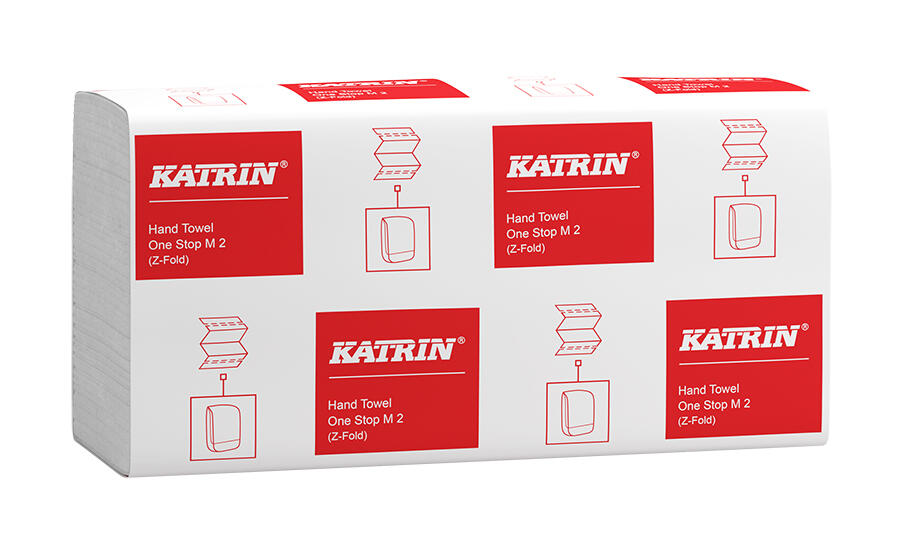 Pappershandduk Katrin Z-Vikt One-Stop M2 21fp