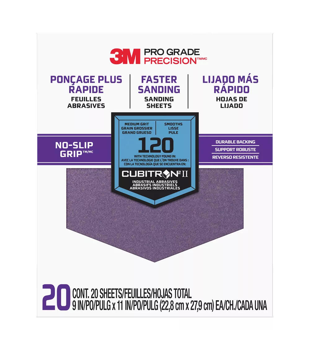 Slippapper 3M Pro Grade Precision P120