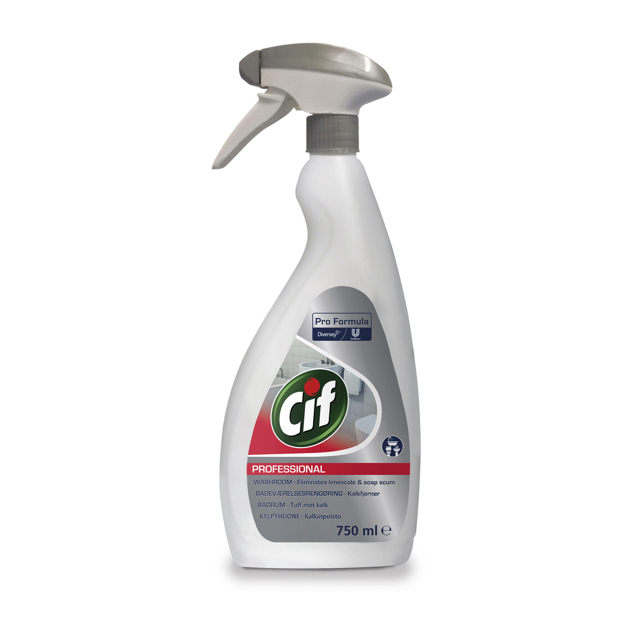 Sanitetsrent Cif Pro Formula Badrum 2in1 750ml