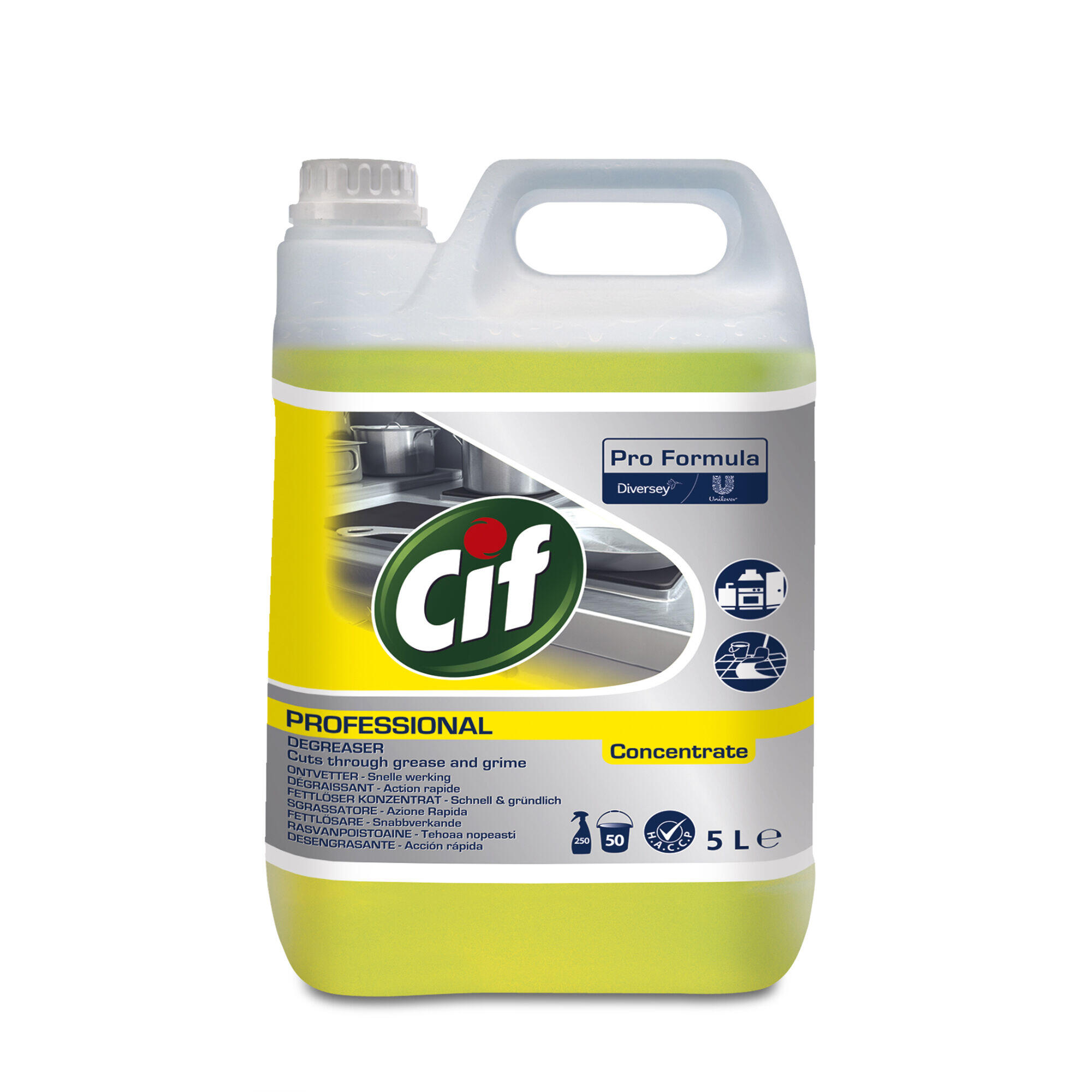 Grovrent Cif Pro Formula Degreaser Concentrate 5L