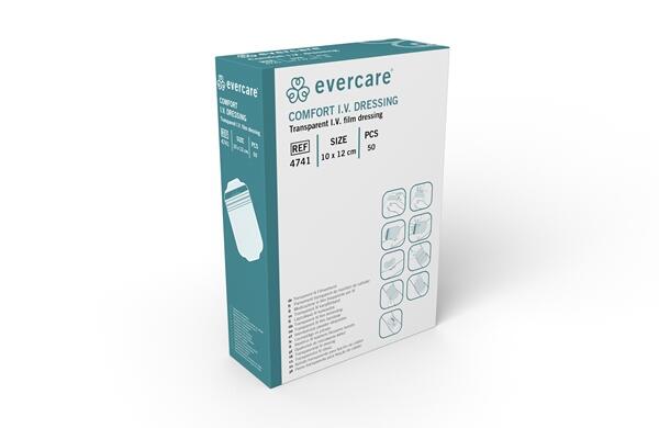 Venkateter Förband Evercare 10x12cm 50st