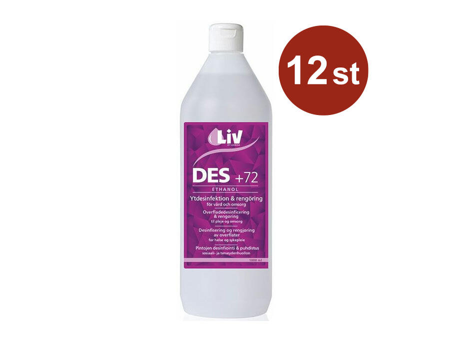 Ytdesinfektion Liv Des +72 1L