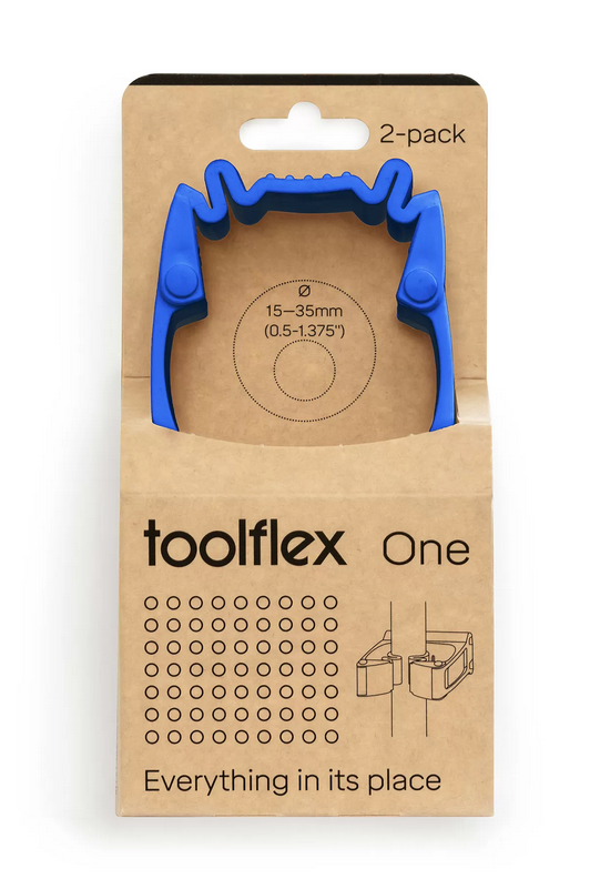 Redskapshållare Toolflex One Blå 2-pack