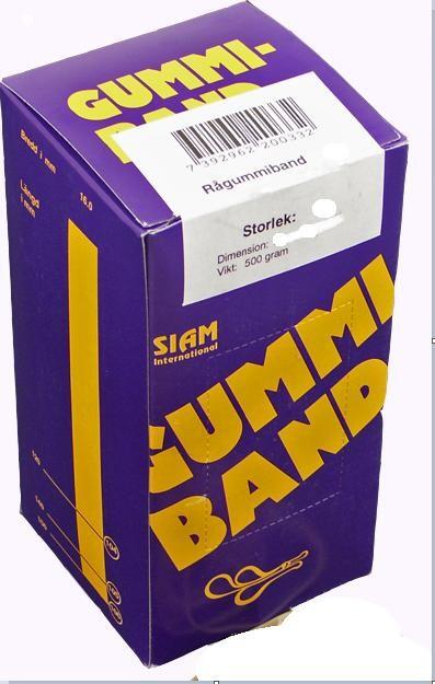 Gummiband Siam International Nr31 60x3mm 1000st