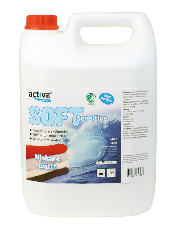 Sköljmedel Activa Soft Sensitive 5L