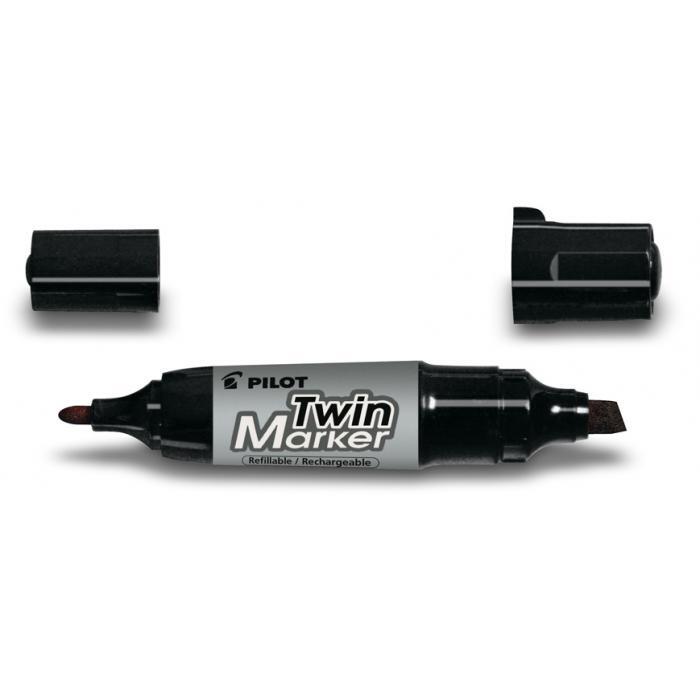 Märkpenna Pilot Twinmarker Jumbo Svart