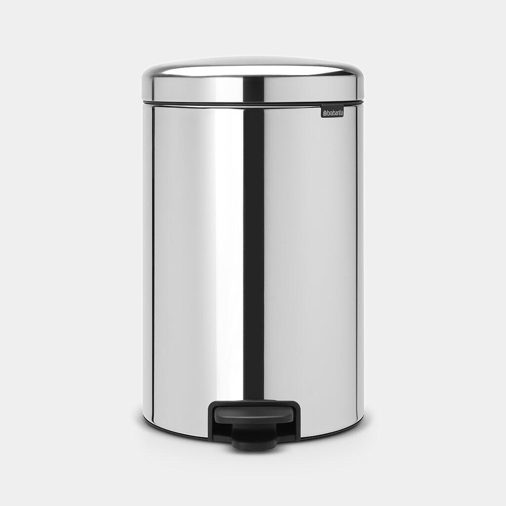 Pedalhink Brabantia NewIcon Bin Blankborstat Stål 20L