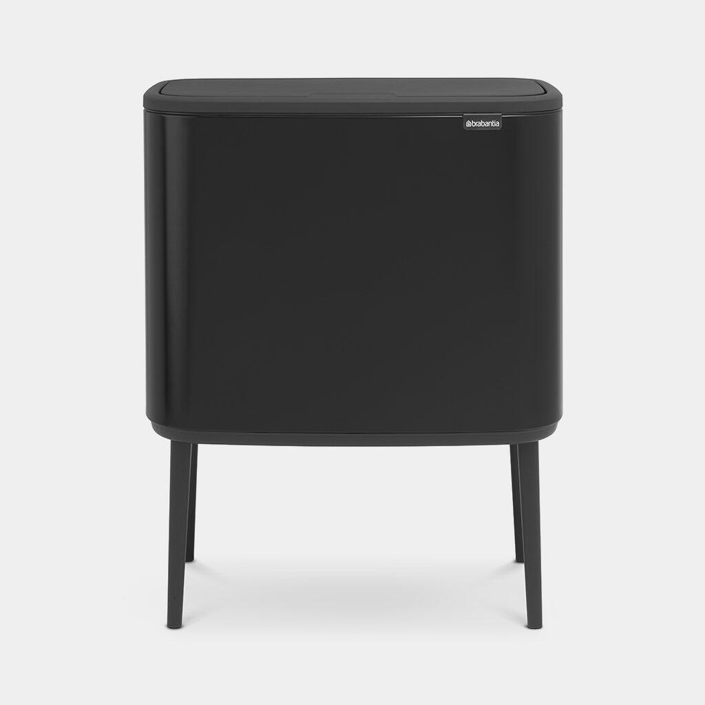 Papperskorg Brabantia Bo Touch Bin Matt Svart 3x11L