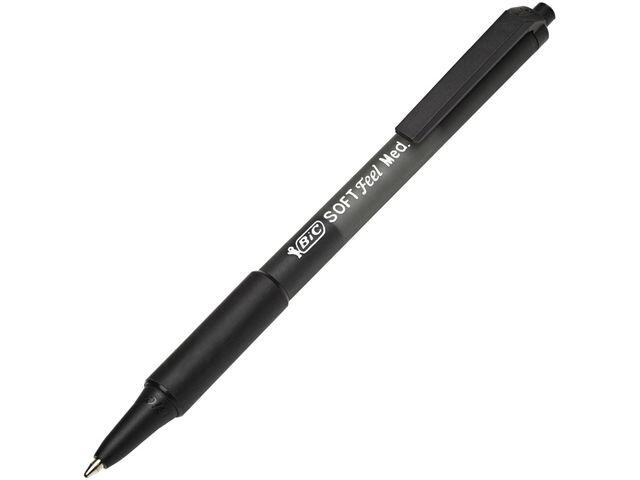 Kulpenna Bic Soft Feel Clic Svart 1.0mm