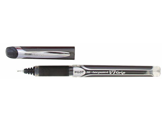 Bläckkulpenna Pilot Hi-Tecpointhpoint V7 Grip Svart 0.7mm